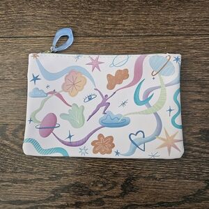 ipsy Multicolor Abstract Cosmetic Bag